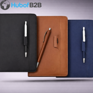 Diary with Pen Holder