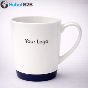 Blue Base Bone China Mug