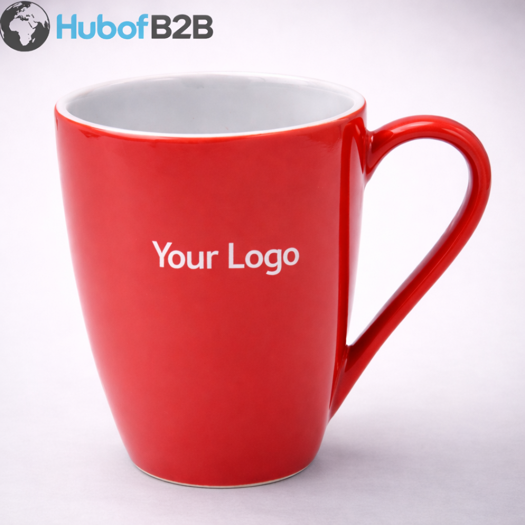 Red Large Ceramic Mug