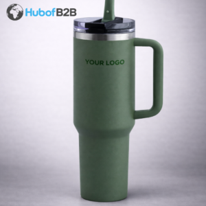 Flip Straw Tumbler – Olive Green