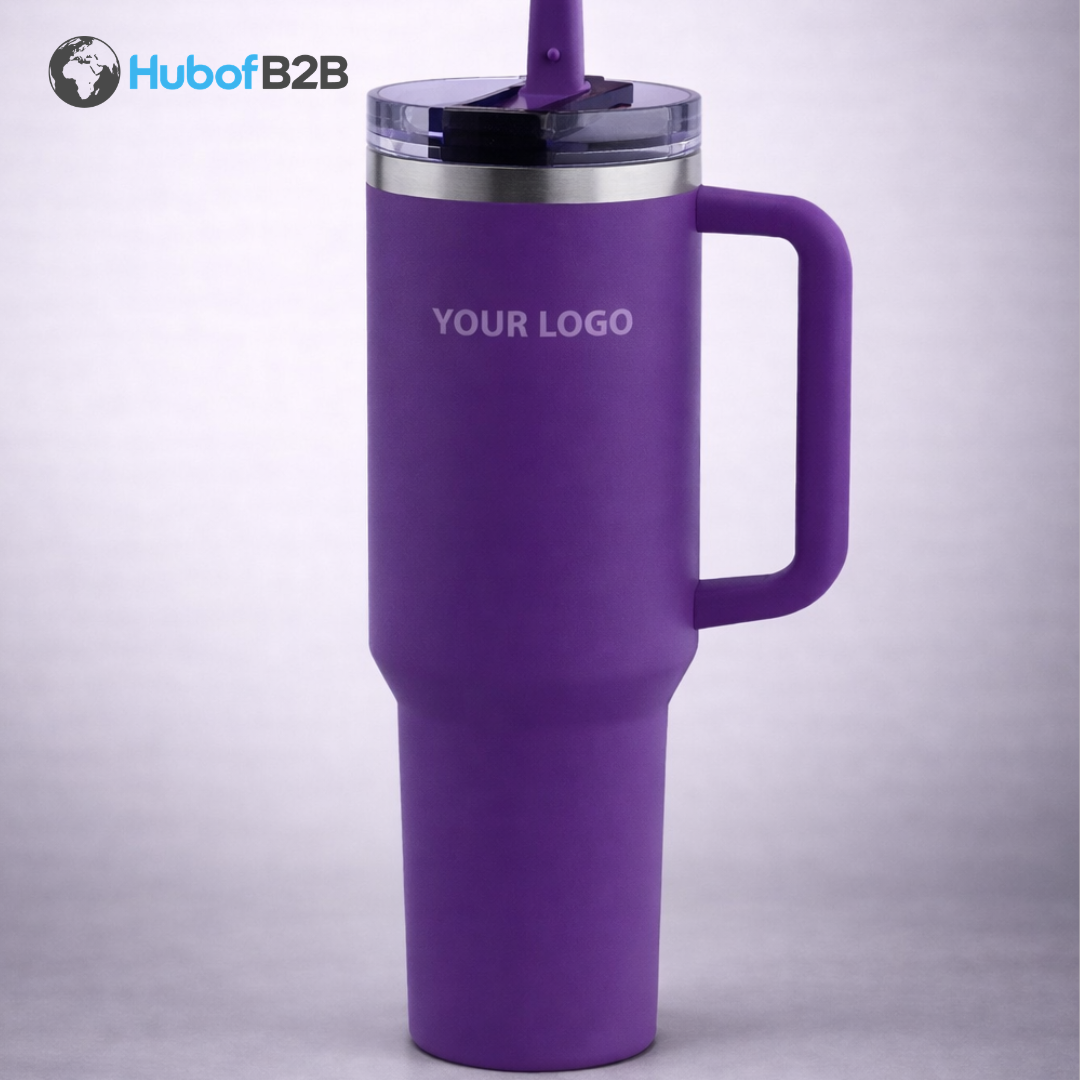 Flip Straw Tumbler – Purple