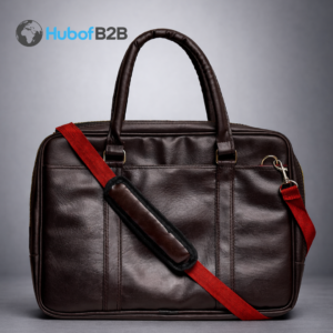 Classic Brown Leatherite Laptop Sleeve