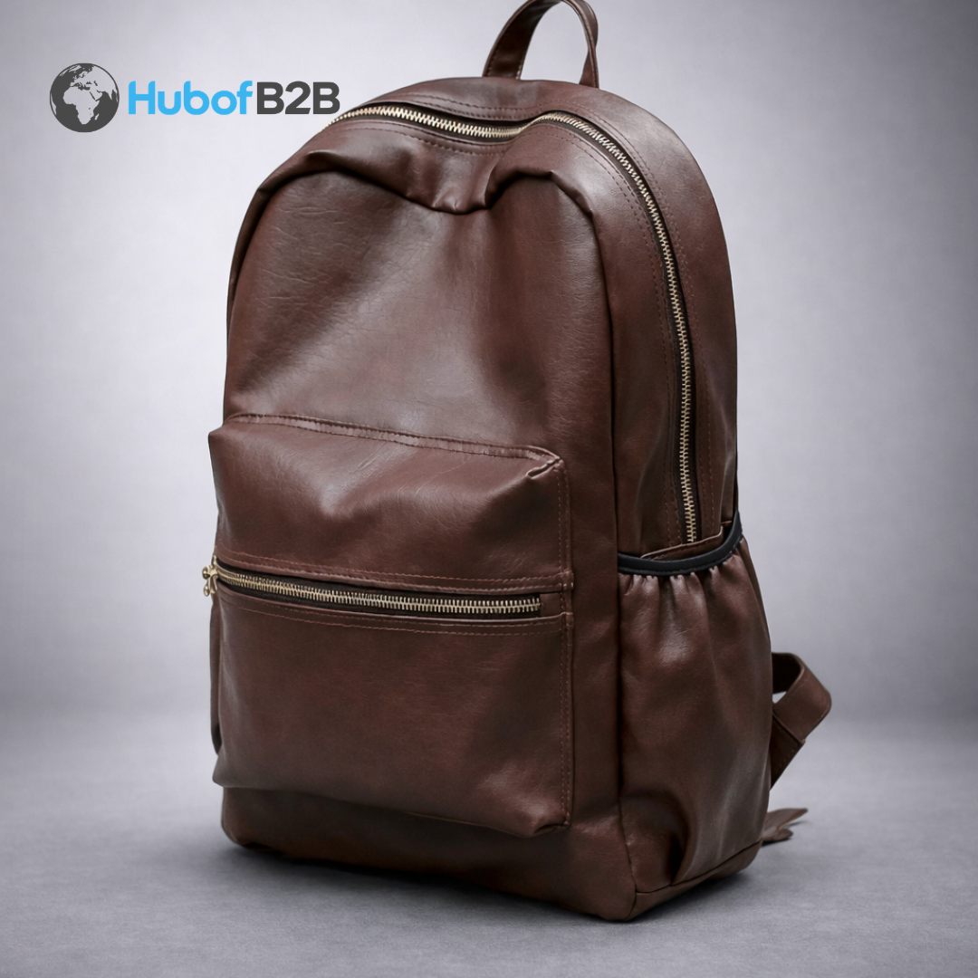 Brown Gold Voyager Backpack