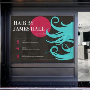 Perforated Window Vinyl